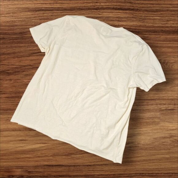 Lucky Brand Death Valley Cream Short Sleeve Tee with Retro Graphic - Picture 2 of 4